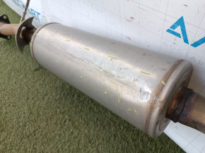 Muffler middle and rear part with barrel Honda Accord 17 hybrid, resonator crushed