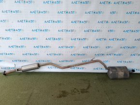 Muffler middle and rear part with barrel Honda Accord 17 hybrid, resonator crushed
