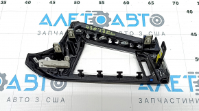 Left front panel trim for BMW 5 G30 17-20, walnut root wood, with backlight