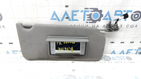 Right visor Honda Accord 13-17 gray, with backlight, without hook, for cleaning