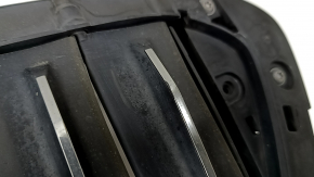 Upper radiator deflector blinds assembly BMW 5 G30 17-23 with actuator, under the camera, sand, actuator defect