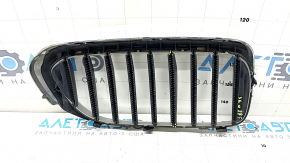 Radiator grill left BMW 5 G30 17-20 chrome, bumpers, broken grill