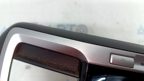 Monitor, display, navigation lower Honda Accord 13-17 touch screen touring, with black and gray overlay, scratches