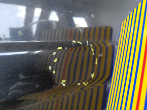 Metal roof of Toyota Rav4 16-18 under the sunroof, sawed off, dents, bumps