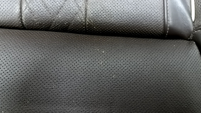 Driver's seat BMW 5 G30 17-23 with airbag, electric, heated, ventilated, massage, memory, dark brown leather, Comfort, broken pad mount, worn