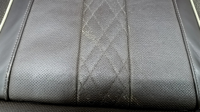 Driver's seat BMW 5 G30 17-23 with airbag, electric, heated, ventilated, massage, memory, dark brown leather, Comfort, broken pad mount, worn
