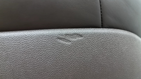 Passenger seat BMW 5 G30 17-23 with airbag, electric, heating, ventilation, massage, memory, dark brown leather, Comfort, scratches, dents on the rear lining