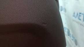 Passenger seat BMW 5 G30 17-23 with airbag, electric, heating, ventilation, massage, memory, dark brown leather, Comfort, scratches, dents on the rear lining