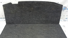 Trunk floor of Honda Accord 17 hybrid, gray, needs cleaning, dented, cracks