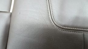 Rear seat cushion for BMW 5 G30 17-20, dark brown leather, Comfort, heated, needs cleaning, scratches