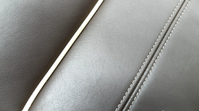 Rear seat cushion for BMW 5 G30 17-20, dark brown leather, Comfort, heated, needs cleaning, scratches