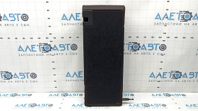 Rear seat backrest, center, BMW 5 G30 17-23, dark brown leather, dents