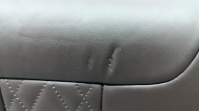 Right rear seat backrest BMW 5 G30 17-20 dark brown leather, Comfort, heated, dents, scratches