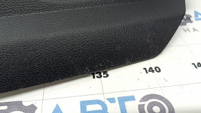 Right side passenger seat trim for Audi Q7 16-19, black, without lumbar support, scratches