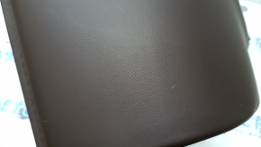 Right rear seat side panel BMW 5 G30 17-23 dark brown leather, dents, scratches