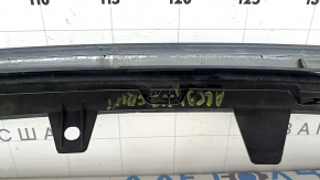 Frame of the lower grille of the front bumper Honda Accord 16-17 rest, hybrid, black gloss, scratches, cracked mount