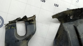 Engine protection for Honda Accord 17 hybrid, 2 parts, missing fragments, tears, dented
