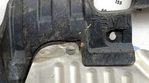 Engine protection for Honda Accord 17 hybrid, 2 parts, missing fragments, tears, dented