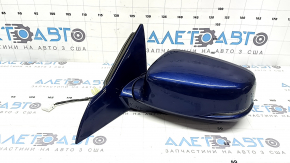 Left side mirror assembly Honda Accord 16-17 6 pins, turn signal, blue