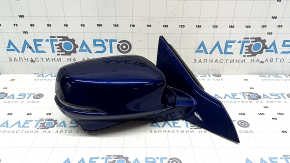 Right side mirror assembly Honda Accord 16-17 12 pins, turn signal, camera, blue