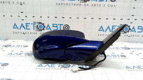 Right side mirror assembly Honda Accord 16-17 12 pins, turn signal, camera, blue