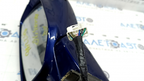 Right side mirror assembly Honda Accord 16-17 12 pins, turn signal, camera, blue