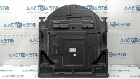 The foam plastic in the trunk under the spare wheel of the BMW 5 G30 17-23 is crushed
