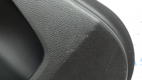 Door trim card rear left Honda Accord 13-17 black leather, armrest black leather, scratches