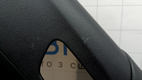 Door trim card rear right Honda Accord 13-17 black leather, armrest black leather, scratches