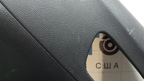 Door trim card rear right Honda Accord 13-17 black leather, armrest black leather, scratches