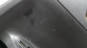Door trim card rear right Honda Accord 13-17 black leather, armrest black leather, scratches
