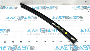 Rear right door glass guide trim BMW 5 G30 17-23 black gloss
