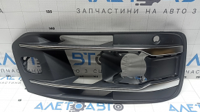 Front bumper grille right Audi Q7 16-19 chrome for parking sensors and radar with overlay