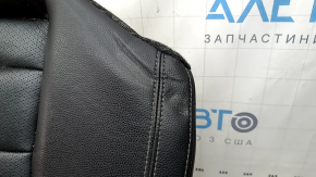 Rear seat cushion for Honda Accord 17 hybrid, black leather with perforation, heated, dents, needs cleaning