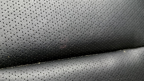 Rear seat cushion for Honda Accord 17 hybrid, black leather with perforation, heated, dents, needs cleaning
