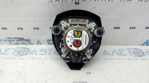Airbag in the steering wheel, driver's side, Nissan Rogue 17-20, black