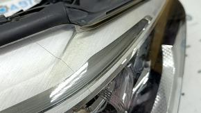 Left front headlight complete BMW 5 G30 17-20 adaptive LED Icon S552A, with units, without fastening, for polishing, spider web