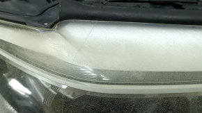 Front right headlight complete BMW 5 G30 17-20 adaptive LED Icon S552A, with units, without fastening, yellowed glass, cobweb