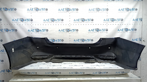 Bare rear bumper for Honda Accord 17 hybrid with parking sensors, blue, broken fasteners