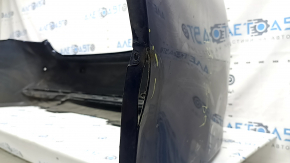 Bare rear bumper for Honda Accord 17 hybrid with parking sensors, blue, broken fasteners