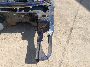Front left quarter panel of Honda Accord 13-17 on the body, blue