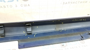 Left threshold Honda Accord 16-17 blue, broken fasteners