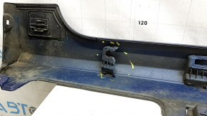 Right threshold Honda Accord 16-17 blue, broken fasteners