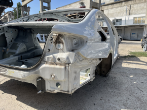 Quarter wing rear right BMW 5 G30 17-23 on the body, white, butt