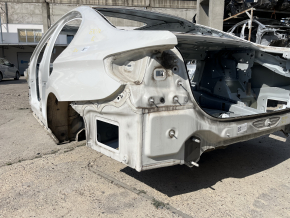Quarter wing rear left BMW 5 G30 17-23 on the body, white