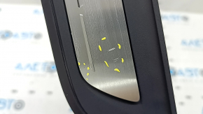 Outer rear right door sill trim BMW 5 G30 17-23 Luxury Line, nicks, scratches, trim peeled off