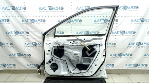 Front right door assembly Nissan Rogue 14-20 keyless, white QAB