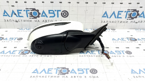 Right side mirror assembly Nissan Rogue 17-20 15 pins, white, heated, turn signal, camera