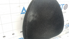 Front left headrest Nissan Rogue 17-20, black fabric, cleanable