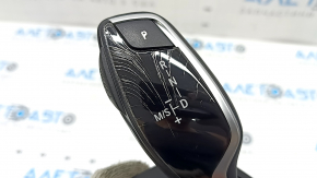 Gear shifter BMW 5 G30 17-23 plastic, cracks in the glass
